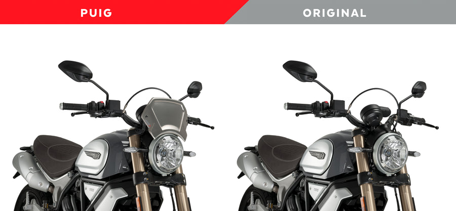 DUCATI SCRAMBLER 1100 DARK PRO [2025] – Painel frontal ALU – preto