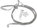 harley davidson flhtc [DRAG SPECIALTIES] - Kit de linha de freio estendida em aço inoxidável-3