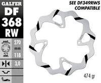 Suzuki Rmx 450 Z [2018, 2019] - BREMSSCHEIBE FIXED WAVE GROOVED OVERSIZE – Bild 6