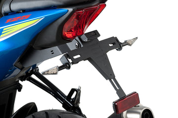SUZUKI GSX-S125 / GSX-R125 [2017-2018] - Suporte de matrícula | Preto | PUIG 9958N