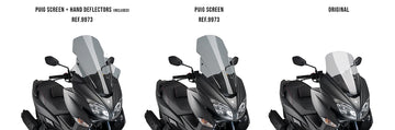 KYMCO AK 550 [2023] - Pára-brisa Touring V-Tech Line | Matizado | PUIG 9973H