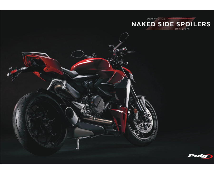 DUCATI STREETFIGHTER V2 [2024] – Carenagem nua lateral do pára-brisa