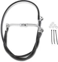 Harley Davidson Flhr [DRAG SPECIALTIES] - Kit de linha de freio estendida de vinil preto