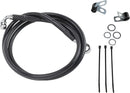Harley Davidson Fxsts [DRAG SPECIALTIES] - Kit de linha de freio de vinil preto estendido-1