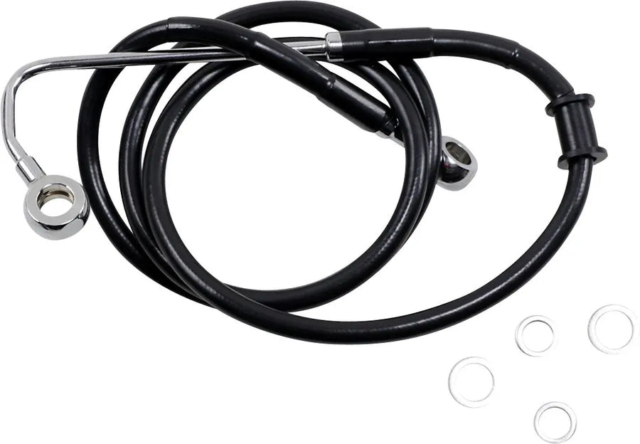 harley davidson flstc [DRAG SPECIALTIES] - Linha de freio estendida em aço inoxidável