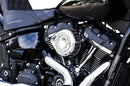 Harley-Davidson FLI 1868 Hydra-Glide Revival 114 [2024] - Mini Teardrop Stealth Luftfilter-Kit – Oberfläche: Silber – Bild 11