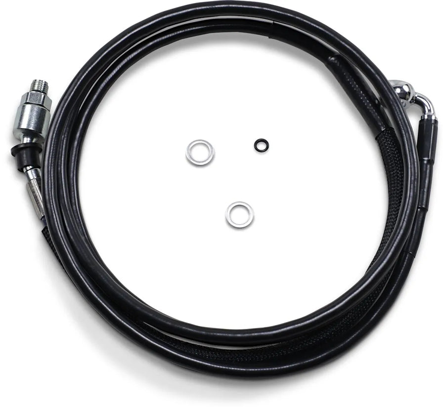 harley davidson fltr [DRAG SPECIALTIES] - Linha de embreagem hidráulica em aço inoxidável