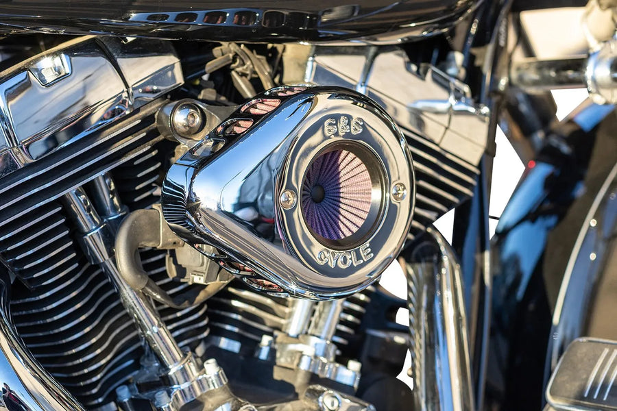 Harley-Davidson FLRT 1690 Freewheeler [2015-2016] - Air Stinger Stealth Luftfiltersatz – Oberfläche: Verchromt – Bild 3