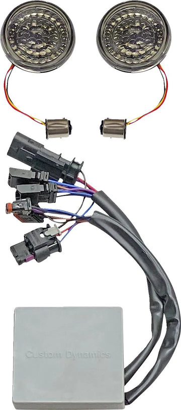 Harley-Davidson Street Bob [CUSTOM DYNAMICS] – Inserções de pisca-pisca SMART LED - 0