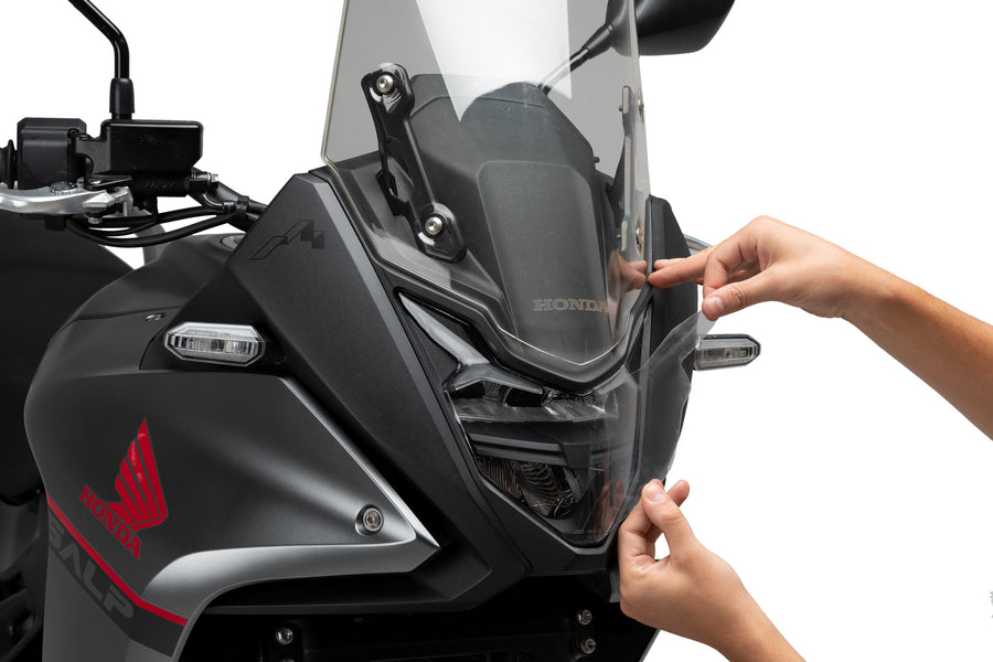 HONDA XL 750 TRANSALP [2024] – Proteção do farol Adhere – Transparente