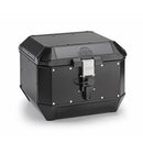 Caixa de alumínio Trekker 44 ALASKA Monokey – preta, volume de 44 litros