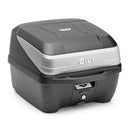 B32 BOLD Top case Monolock com placa – preto liso / volume de 32 litros / carga máxima 3 kg