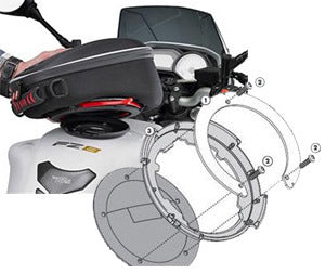 Yamaha Ténéré 700 Rally [2025–2026] – Befestigungsring für Tanklock