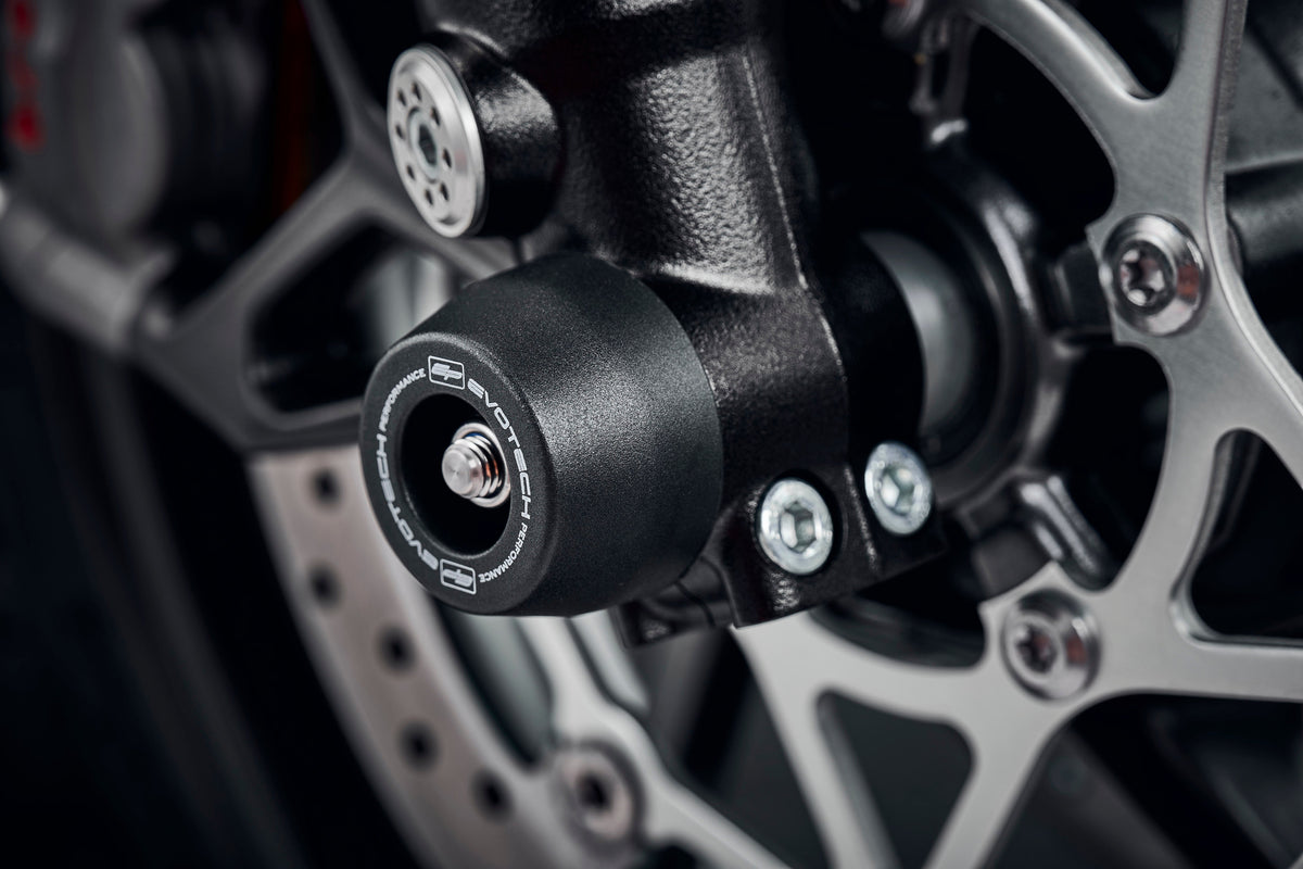 Triumph Street Triple 765 R [ab 2023] - Achsprotektoren-Set – 360° Ansicht 2