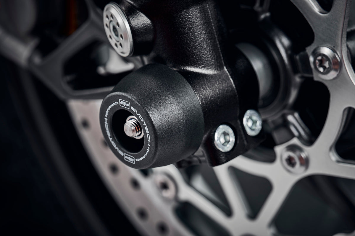 Triumph Street Triple 765 R [ab 2023] - Achsprotektoren-Set – 360° Ansicht 4