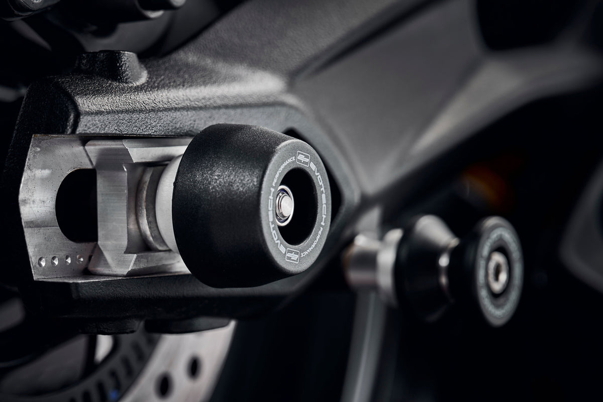 Triumph Street Triple 765 R [ab 2023] - Achsprotektoren-Set – 360° Ansicht 11