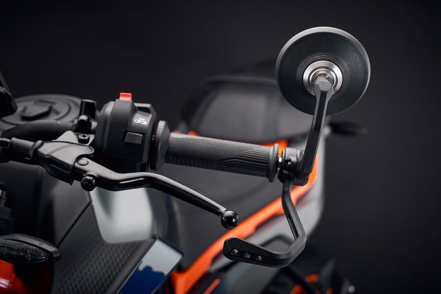 KTM 125 Duke [ab 2024] - Retro-Lenkerendspiegel- und Hebelschutz-Kit