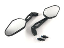 Universal Mirror Diego [Bens de estoque] -ABS Adaptador preto 2x M8-R E-Testado-1