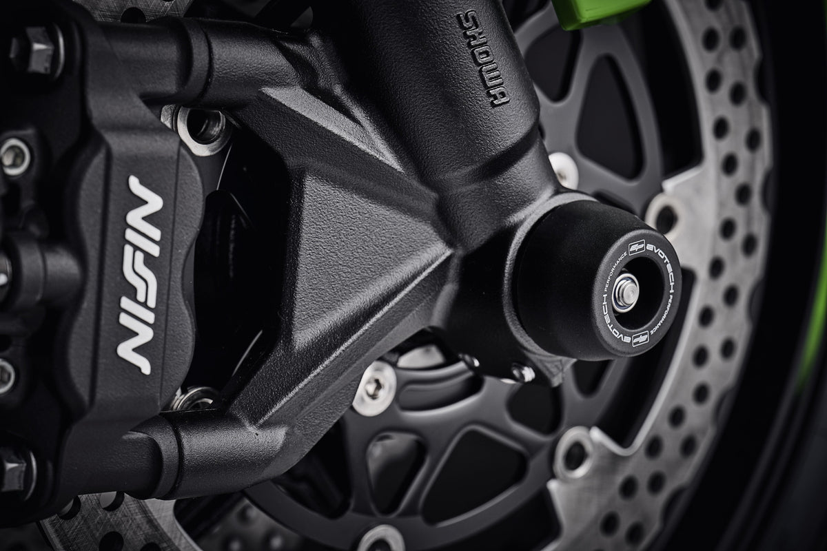 Kawasaki ZX6R [2019–2021] - Achsprotektoren-Set – 360° Ansicht 4