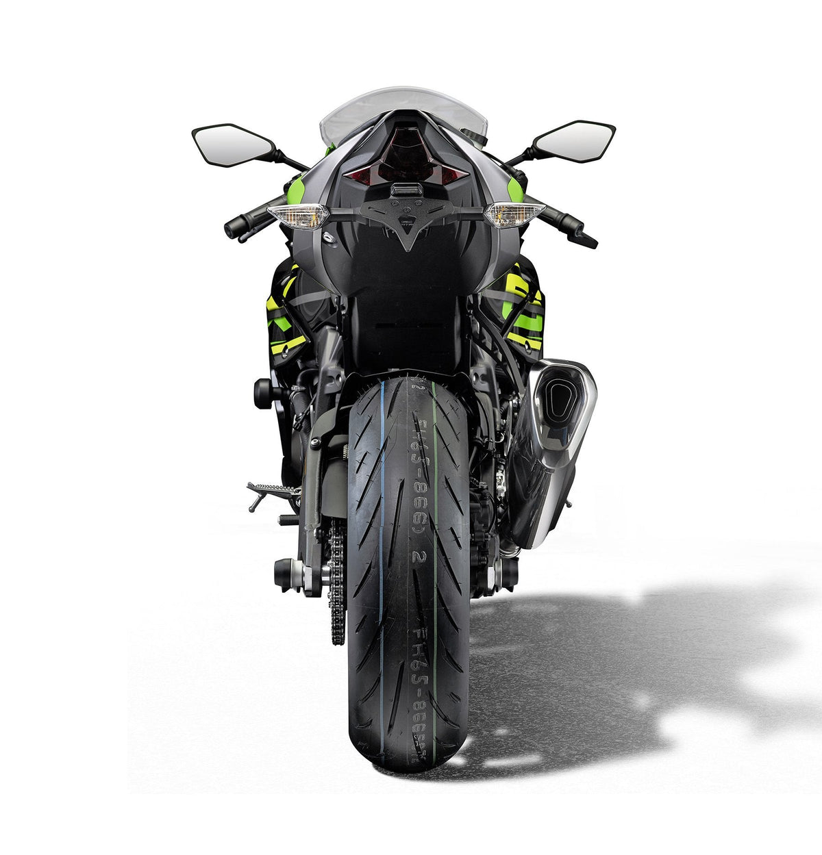 Kawasaki ZX6R [2019–2021] - Achsprotektoren-Set – 360° Ansicht 7