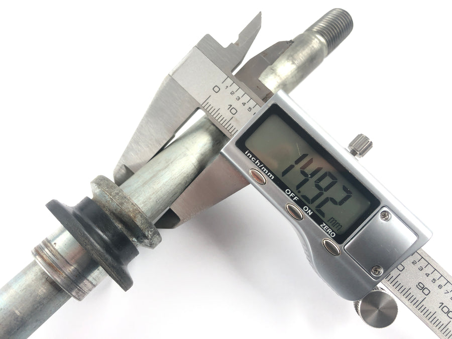 Yamaha DT 125 4BL [1999] - Fork Telegabel com eixo