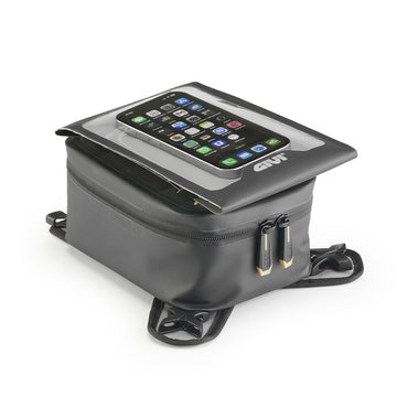 [GIVI] – GRAVEL-T - Bolsa tanque impermeável preta – volume 3 litros, com alças