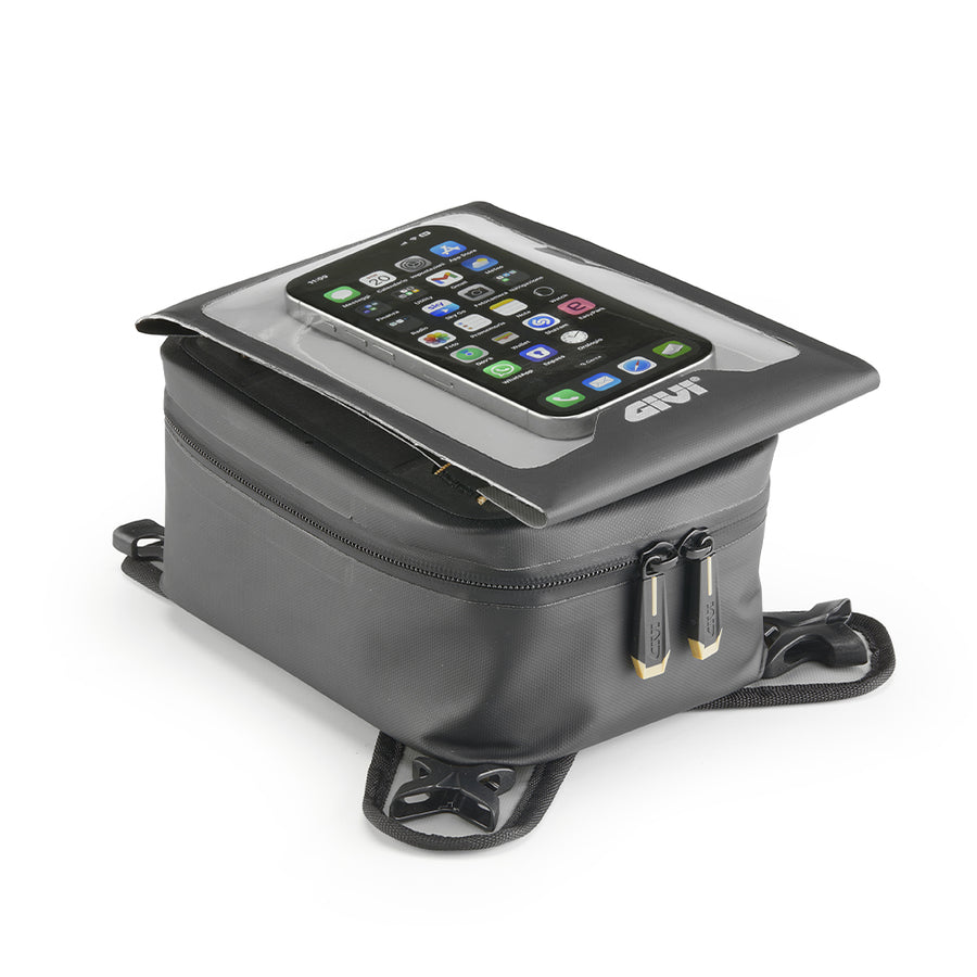 [GIVI] – GRAVEL-T - Bolsa tanque impermeável preta – volume 3 litros, com alças
