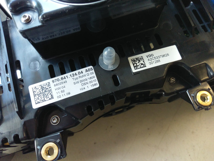 Porsche Panamera Turbo [2010] - Instrumento de combinação de cockpit de tacho 97064112404
