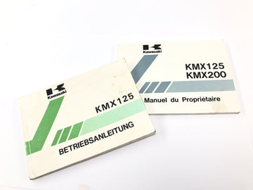 Kawasaki KMX 125 [1996] - manual de instruções de operação folheto de serviço de instruções de operação