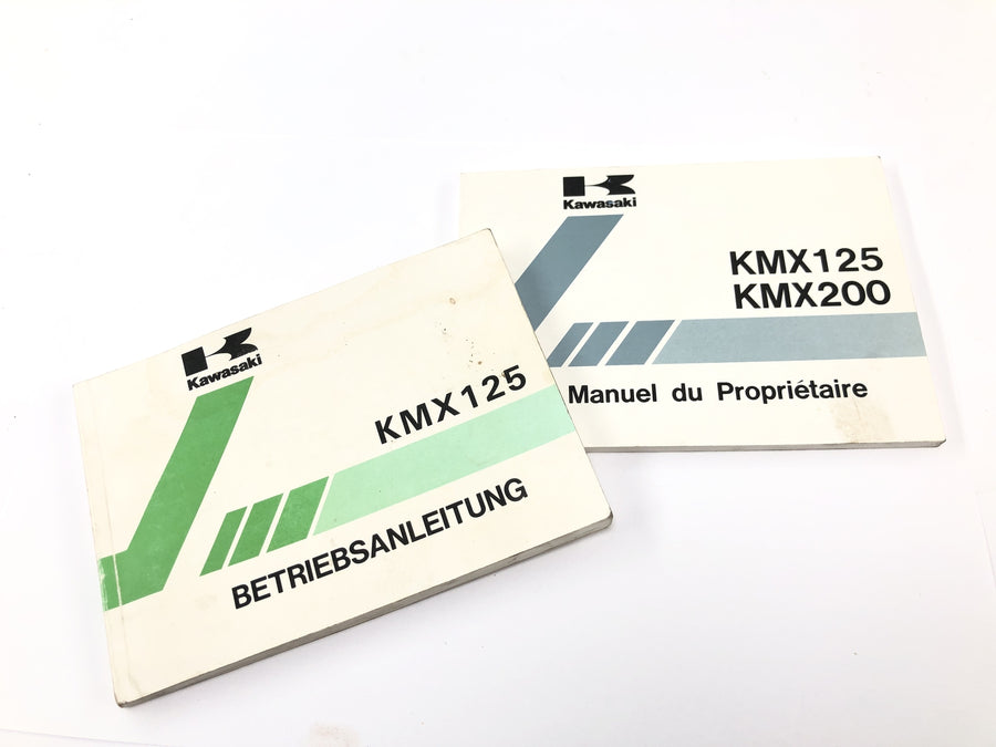 Kawasaki KMX 125 [1996] - manual de instruções de operação folheto de serviço de instruções de operação
