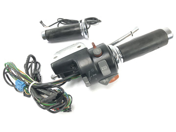 BMW R 1200 C 259C [1998] - Encaixe do guiador, direito, manípulo do acelerador, interruptor do guiador com punho aquecido