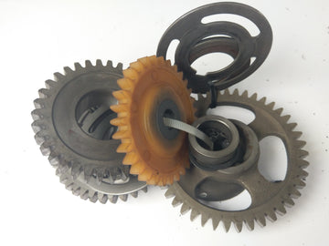 Yamaha XT 600 E 3UW - Engrenagens Motor direito Metade - 0
