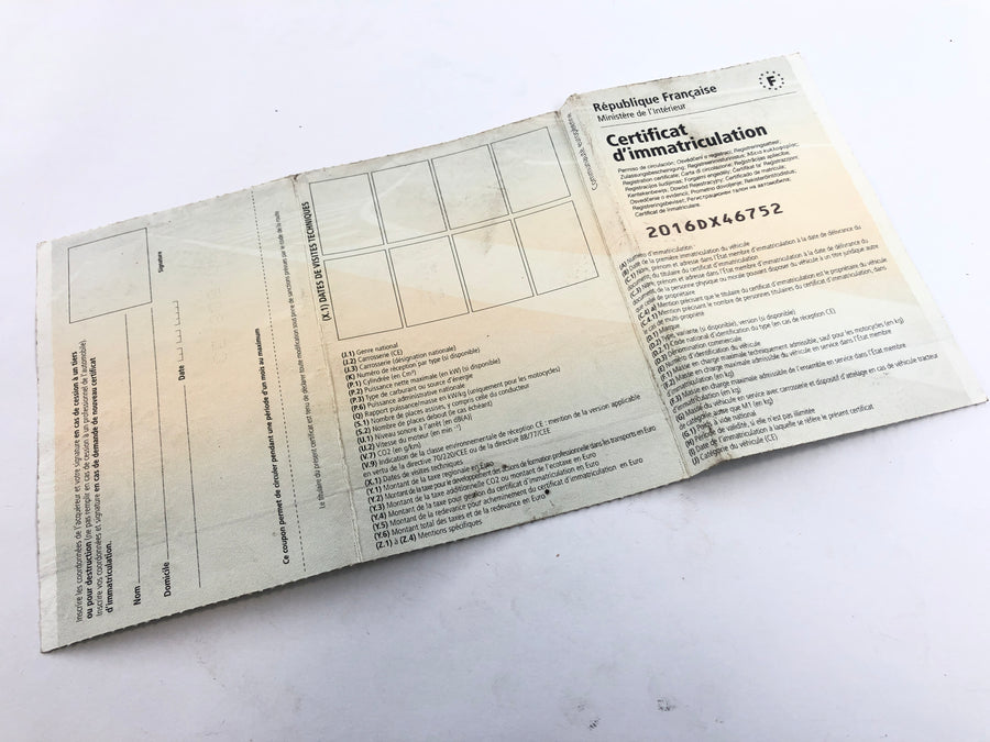 Honda St 1100 SC26 Pan European [1990] - quadro com papéis