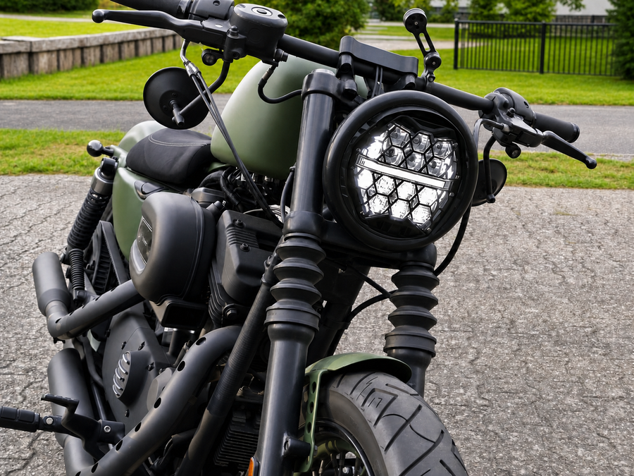 Suzuki Boulevard Savage Marauder GN DR-Z [MOTORIZE] - Farol LED 7 polegadas