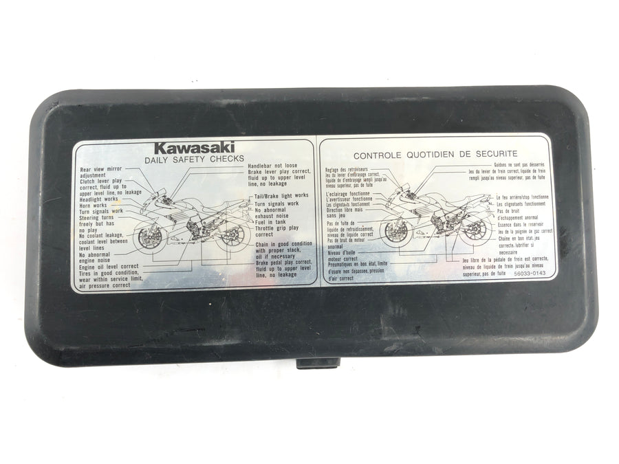 Kawasaki Zephyr 750 ZR750C [1991] - Tampa traseira da capa interna