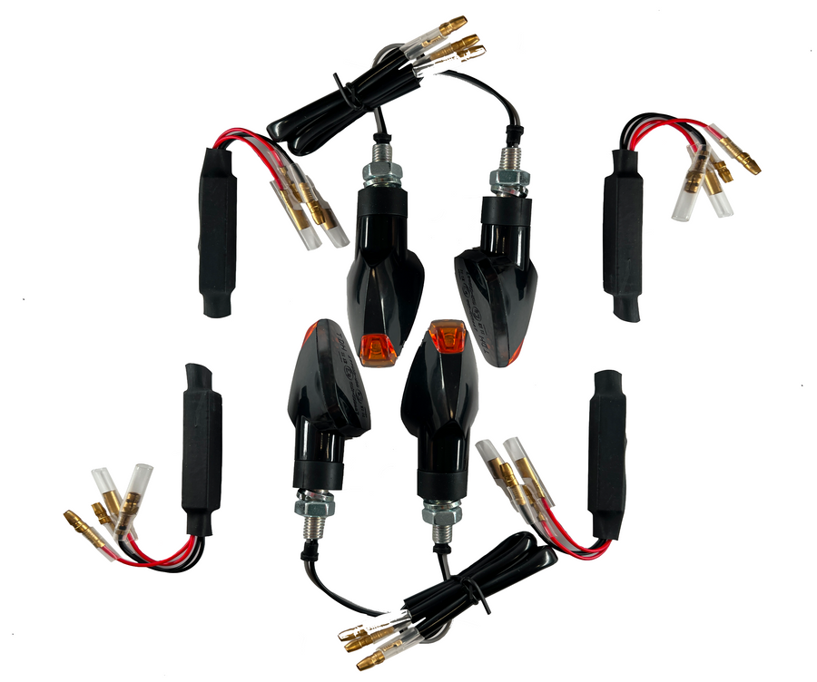 4 Resistências negras de sinal de giro LED [Mark -Test Mark] - Suzuki Dr. Big 800s 650 750 800 600