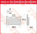 Yamaha XT 1200 ZA ABS DP011 Super Ténéré [2010-2011] - Pastilhas de freio dianteiro