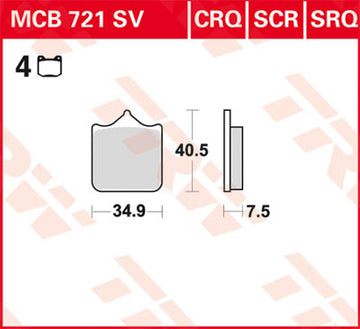 Pastilhas de freio a disco