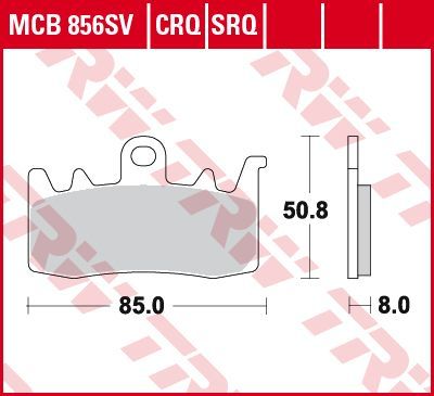 Ducati Multistrada 950 ABS AA05AA/AA06JA [2017-2018] - Pastilhas de freio dianteiro