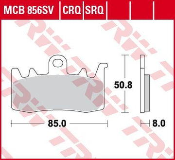 Ducati Multistrada 950 ABS AA05AA/AA06JA [2017-2018] - Pastilhas de freio dianteiro