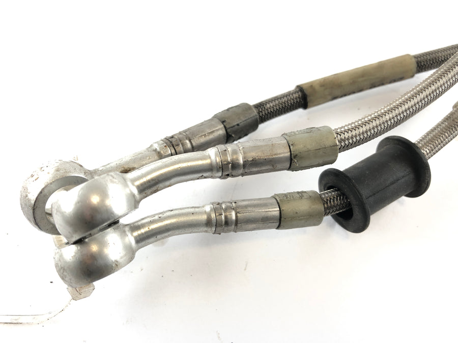 Ducati 888 Strada [1993] - Linha de freio definida na frente do aço flexível