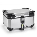 Top case Trekker Outback EVO Monokey 58 litros - feito de alumínio anodizado, Smart Security Lock