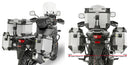 Suzuki DL 650 V-Strom [GIVI] - porta-malas lateral tubular em aço para Trekker Outback MONOKEY® CAM-SIDE diâmetro da caixa 18