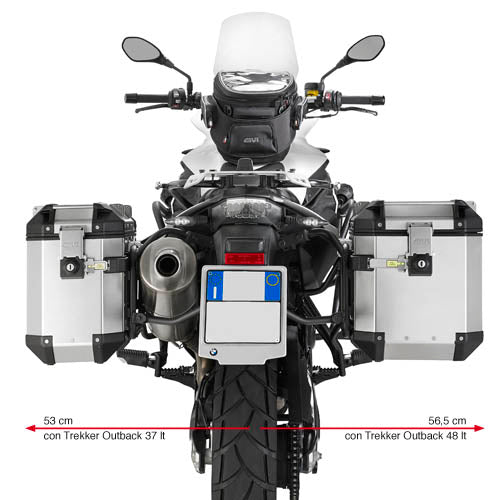 BMW F 700 GS [2013–2017] – Stahlrohr-Seitenkofferträger Cam-Side