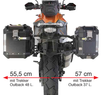 KTM Adventure [2015–2016] – Stahlrohr-Seitenkofferträger Cam-Side