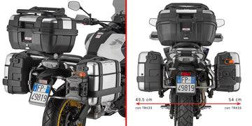 CF Moto MT ADV 700 [GIVI] - Seitenkoffer-Träger für MONOKEY® Koffer Wird direkt am Seitengepäckträger montiert