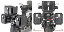 Honda NX 500 E-Clutch [GIVI] - porta-malas lateral tubular em aço PL ONE-FIT para o Trekker Outback MONOKEY®