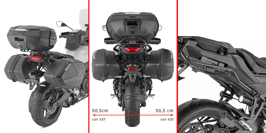 Yamaha Tracer 9 GT+ [2025-2026] - Porta-malas lateral para Monokey Tech 3