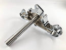 Harley Davidson FLST [1986-1990] - braçadeira tripla inferior para FL Softail cromado-3