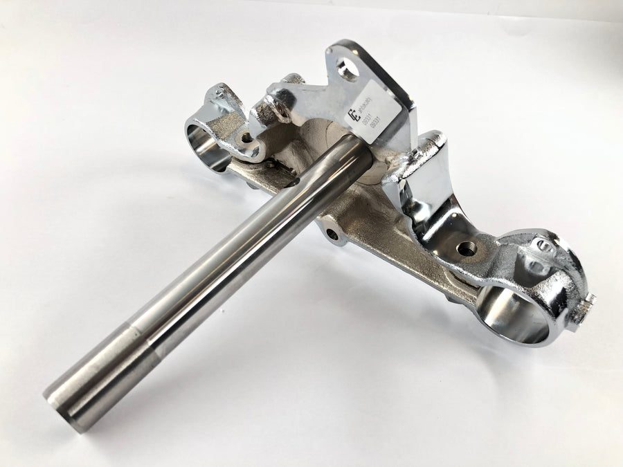 Harley Davidson FLST [1986-1990] - braçadeira tripla inferior para FL Softail cromado